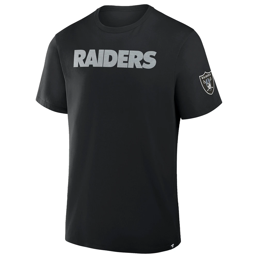 Men's Fanatics Black Las Vegas Raiders Option Route Legacy T-Shirt