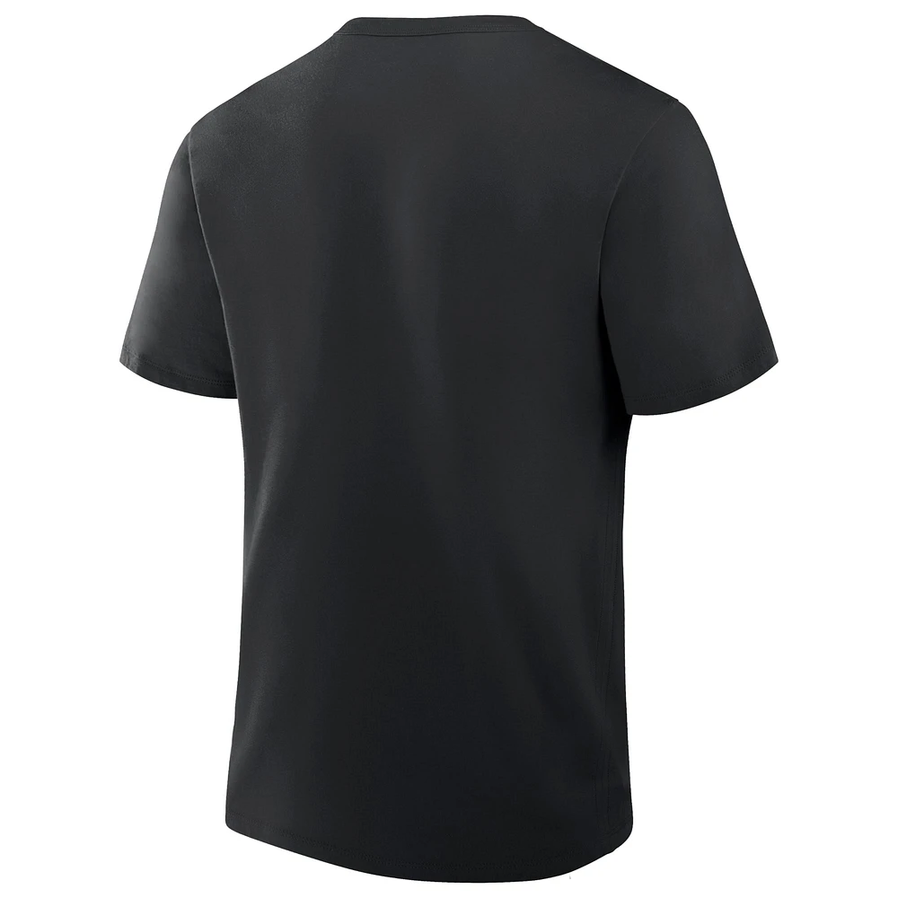 Men's Fanatics Black Las Vegas Raiders Option Route Legacy T-Shirt