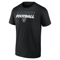 Men's Fanatics Black Las Vegas Raiders Take Action T-Shirt & Adjustable Hat Combo Pack