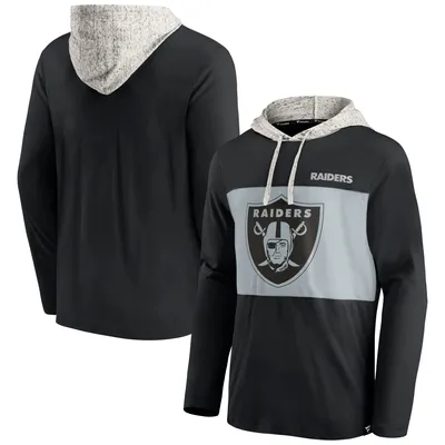 Las Vegas Raiders Fanatics Branded Long Sleeve Hoodie T-Shirt - Black