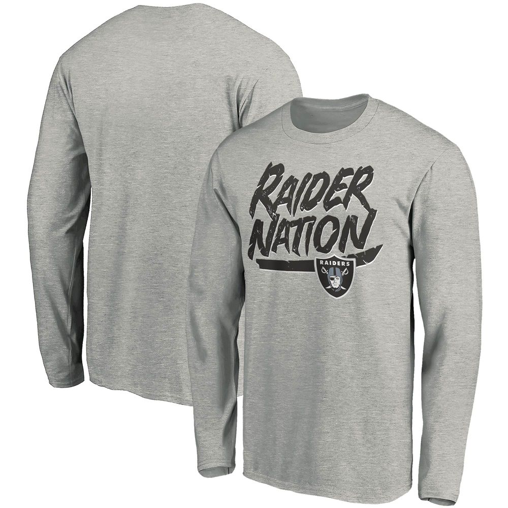 Lids Las Vegas Raiders Starter Cross-Check V-Neck Long Sleeve T-Shirt -  Silver