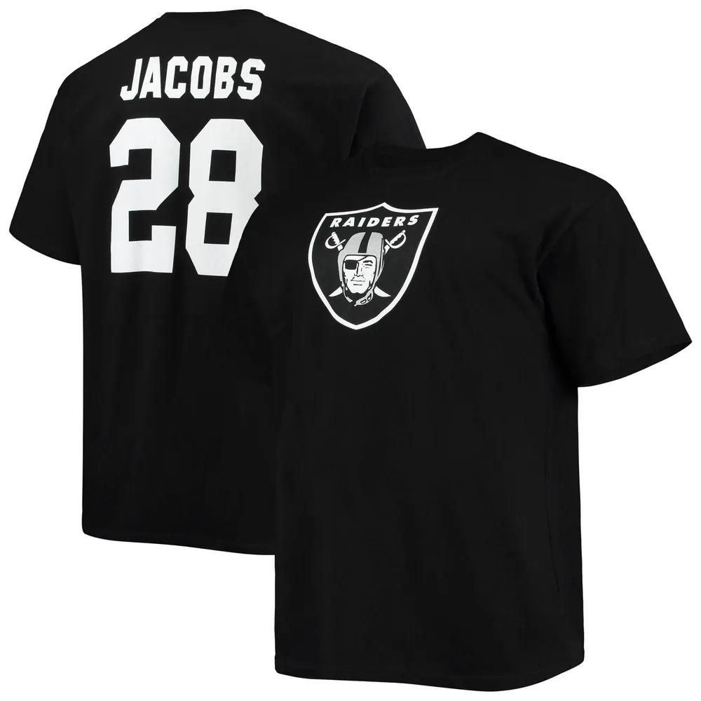 Lids Josh Jacobs Las Vegas Raiders Big & Tall Player Name Number