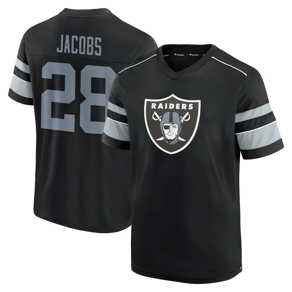 Men's Fanatics Branded Josh Jacobs Black Las Vegas Raiders Player Jersey 