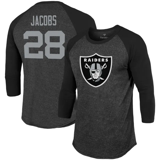 Men's Fanatics Branded Josh Jacobs Black Las Vegas Raiders Player Jersey 