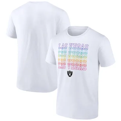 Las Vegas Raiders Fanatics Branded City Pride Logo T-Shirt - White
