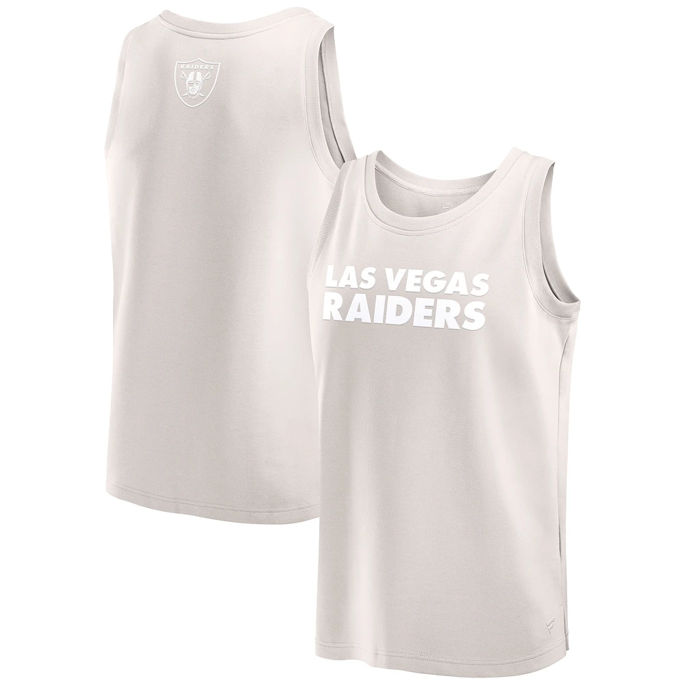 Débardeur crème Fanatics Las Vegas Raiders Elements pour hommes