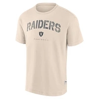 T-shirt Future Ground crème fanatiques pour hommes Las Vegas Raiders Elements Weathered Tonal