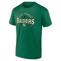 T-shirt celtique grand et Fanatics Kelly Green Las Vegas Raiders pour hommes