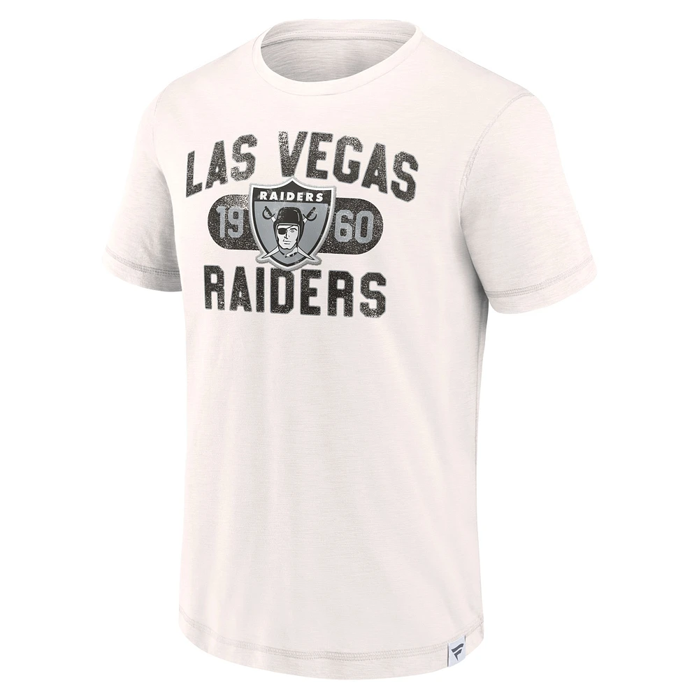 T-shirt blanc Fanatics Las Vegas Raiders Team Act Fast pour hommes