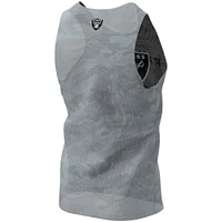 Men's FOCO Black/Gray Las Vegas Raiders Reversible Mesh Tank Top