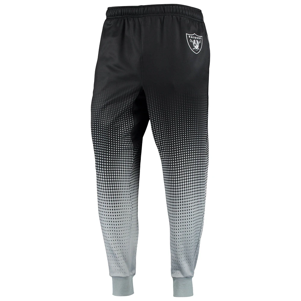 Pantalon de jogging dégradé noir FOCO Las Vegas Raiders pour homme