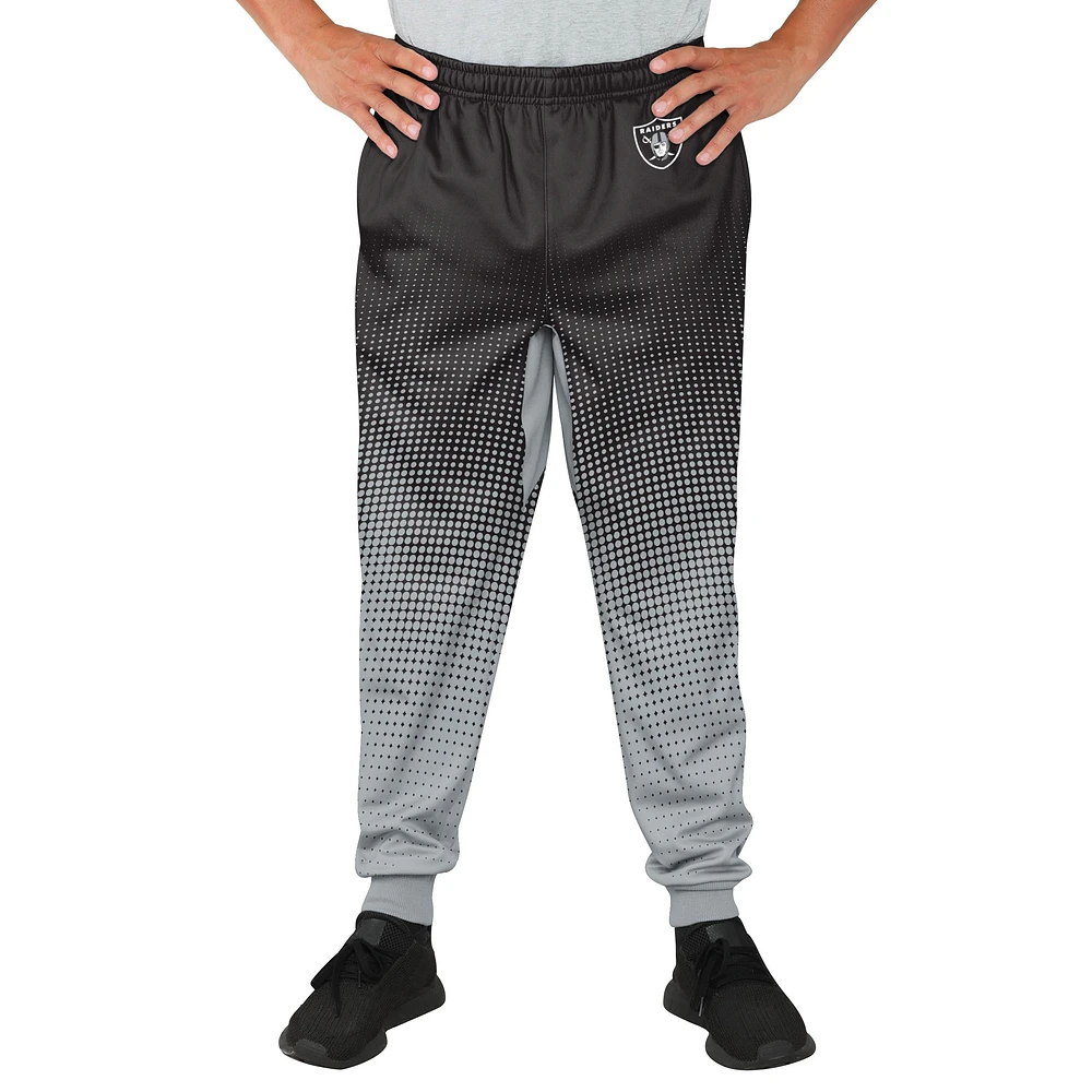 Pantalon de jogging dégradé noir FOCO Las Vegas Raiders pour homme