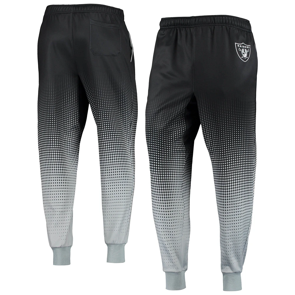 Pantalon de jogging dégradé noir FOCO Las Vegas Raiders pour homme