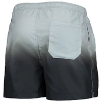 Men's FOCO Black Las Vegas Raiders Retro Dip-Dye Swim Shorts