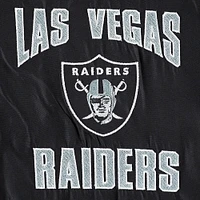 G-III Sports by Carl Banks pour homme Noir/Gris Las Vegas Raiders Extreme Full Back Sweat à capuche réversible Full-Zip Jacket