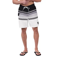 Men's G-III Sports by Carl Banks  Black Las Vegas Raiders Jump Shot Volley Swim Trunks