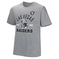 Men's  Gray Las Vegas Raiders Tackle Adaptive T-Shirt