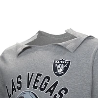 T-shirt adaptatif gris Las Vegas Raiders Tackle pour hommes