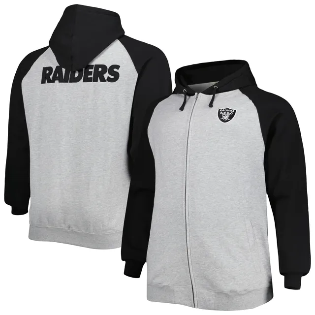 Lids Las Vegas Raiders JH Design Reversible Fleece Full-Snap Jacket -  Gray/Black