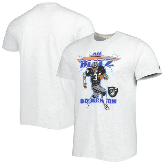 Bo Jackson Las Vegas Raiders Mitchell & Ness Youth Retired Retro Player Name Number T-Shirt - Black