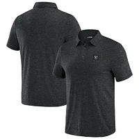 Polo noir à quatre points J. Palmer pour homme des Las Vegas Raiders
