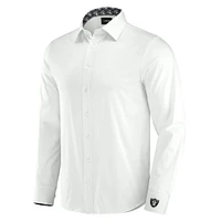 Chemise boutonnée à manches longues pour homme J. Palmer Las Vegas Raiders Man-In-Motion blanche