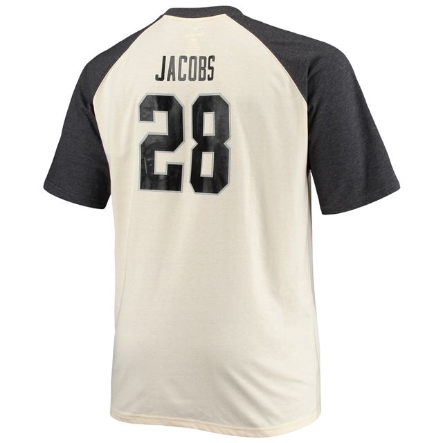 Josh Jacobs Las Vegas Raiders Fanatics Branded Women's Team Player Name &  Number Tri-Blend Raglan