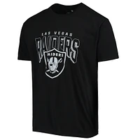 T-shirt noir pour homme avec logo audacieux des Las Vegas Raiders