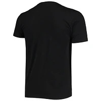 Men's Junk Food Black Las Vegas Raiders Throwback T-Shirt