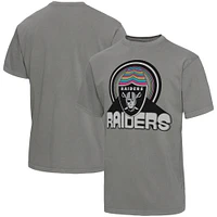 Men's Junk Food Graphite Las Vegas Raiders Wonderland Infinity Vibe T-Shirt