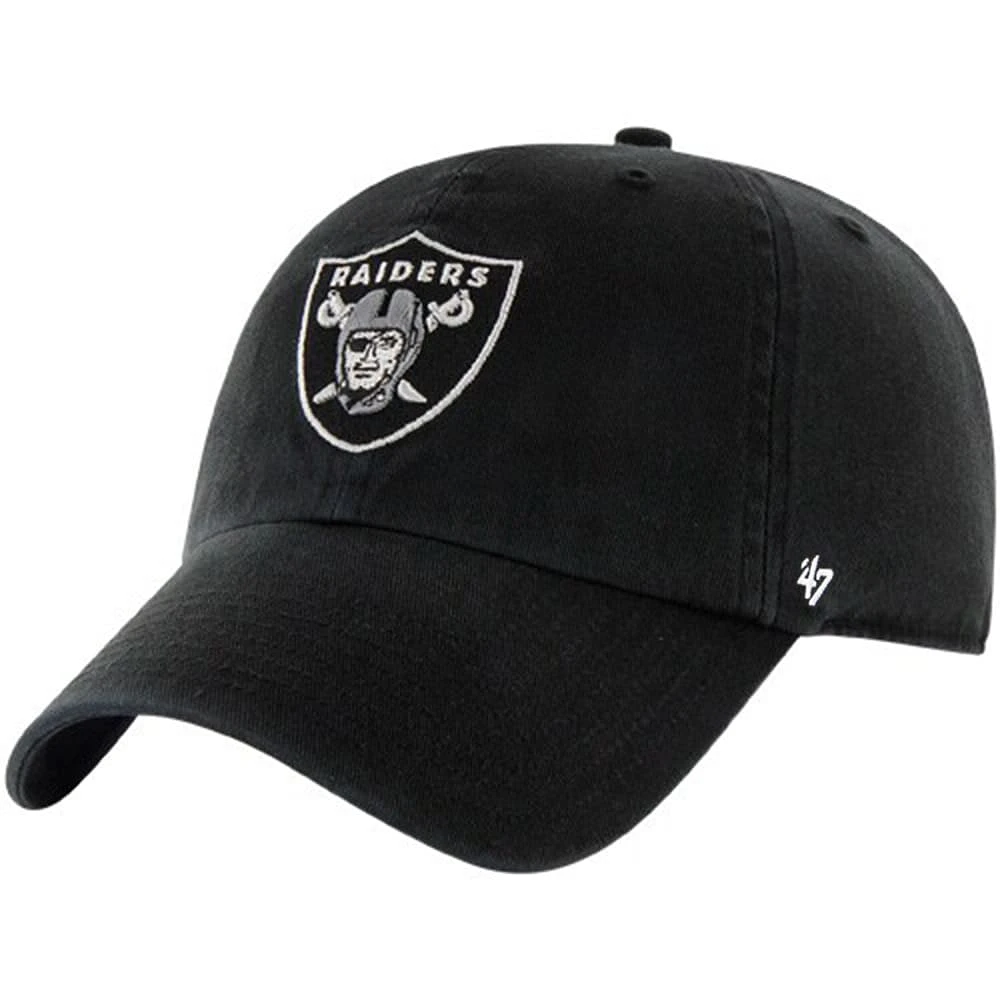 Casquette réglable pour homme Las Vegas Raiders '47 Brand Black Cleanup