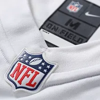 Maillot de jeu blanc Nike Derek Carr des Las Vegas Raiders pour hommes