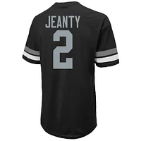 Men's Majestic Threads Ashton Jeanty Black Las Vegas Raiders 2025 NFL Draft First Round Pick Oversized T-Shirt