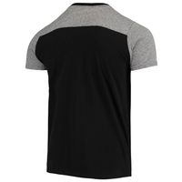 Men's Majestic Threads Black/Heathered Gray Las Vegas Raiders Gridiron Classics Field Goal Slub T-Shirt