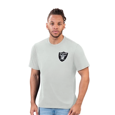 T-shirt gris pour homme Margaritaville Las Vegas Raiders Sunday Vibes