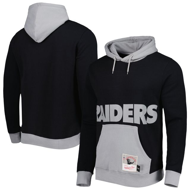 Chandail à capuchon Big Face 5.0 des Raiders de Las Vegas Mitchell & Ness pour homme, noir