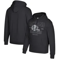 Men's Mitchell & Ness Black Las Vegas Raiders Classic Helmet Pullover Hoodie