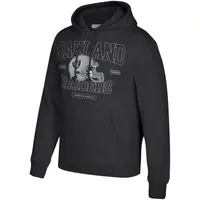 Men's Mitchell & Ness Black Las Vegas Raiders Classic Helmet Pullover Hoodie