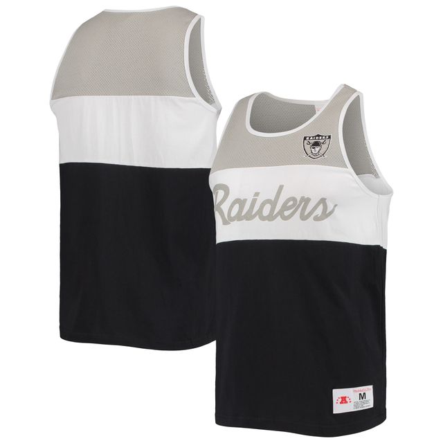 Men's Mitchell & Ness Black Las Vegas Raiders Matchup Tank Top