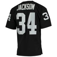 Men's Mitchell & Ness Bo Jackson Black Las Vegas Raiders 1990 Authentic Throwback Retired Player Jersey