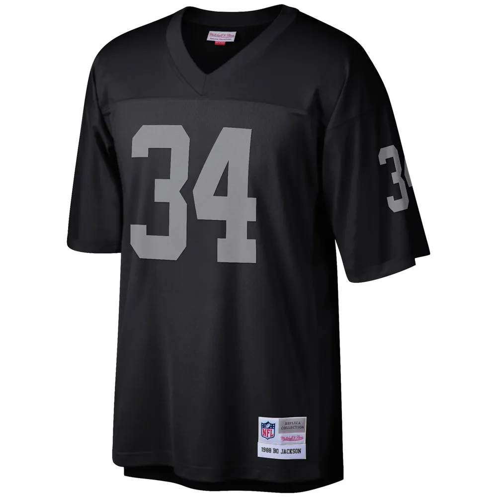 Maillot réplique Mitchell & Ness Bo Jackson noir Las Vegas Raiders Legacy pour hommes