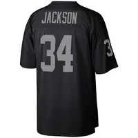 Maillot réplique Mitchell & Ness Bo Jackson noir Las Vegas Raiders Legacy pour hommes