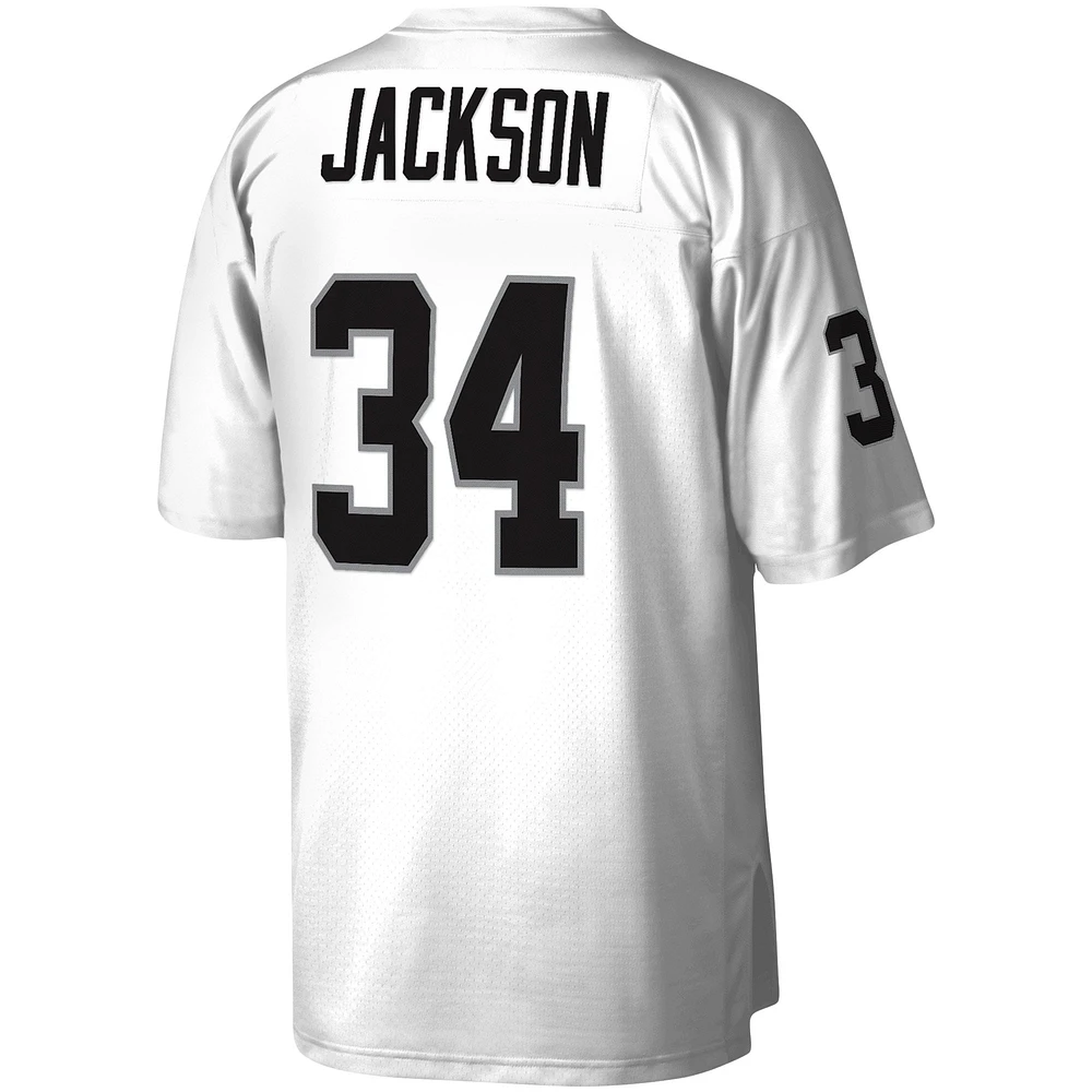 Maillot réplique Mitchell & Ness Bo Jackson blanc Las Vegas Raiders Legacy pour hommes