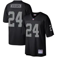 Men's Mitchell & Ness Charles Woodson White Las Vegas Raiders 2002 Super Bowl XXXVII Authentic Retired Player Jersey