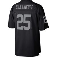 Men's Mitchell & Ness Fred Biletnikoff Black Las Vegas Raiders Legacy Replica Jersey