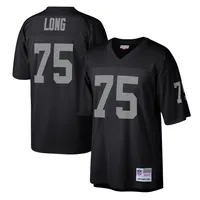 Maillot réplique Mitchell & Ness Howie Long noir Las Vegas Raiders Legacy pour hommes