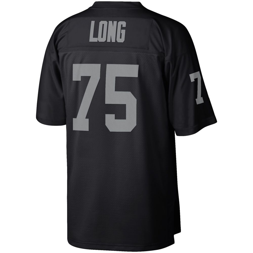 Men's Mitchell & Ness Howie Long Black Las Vegas Raiders Retired Player Legacy Replica Jersey