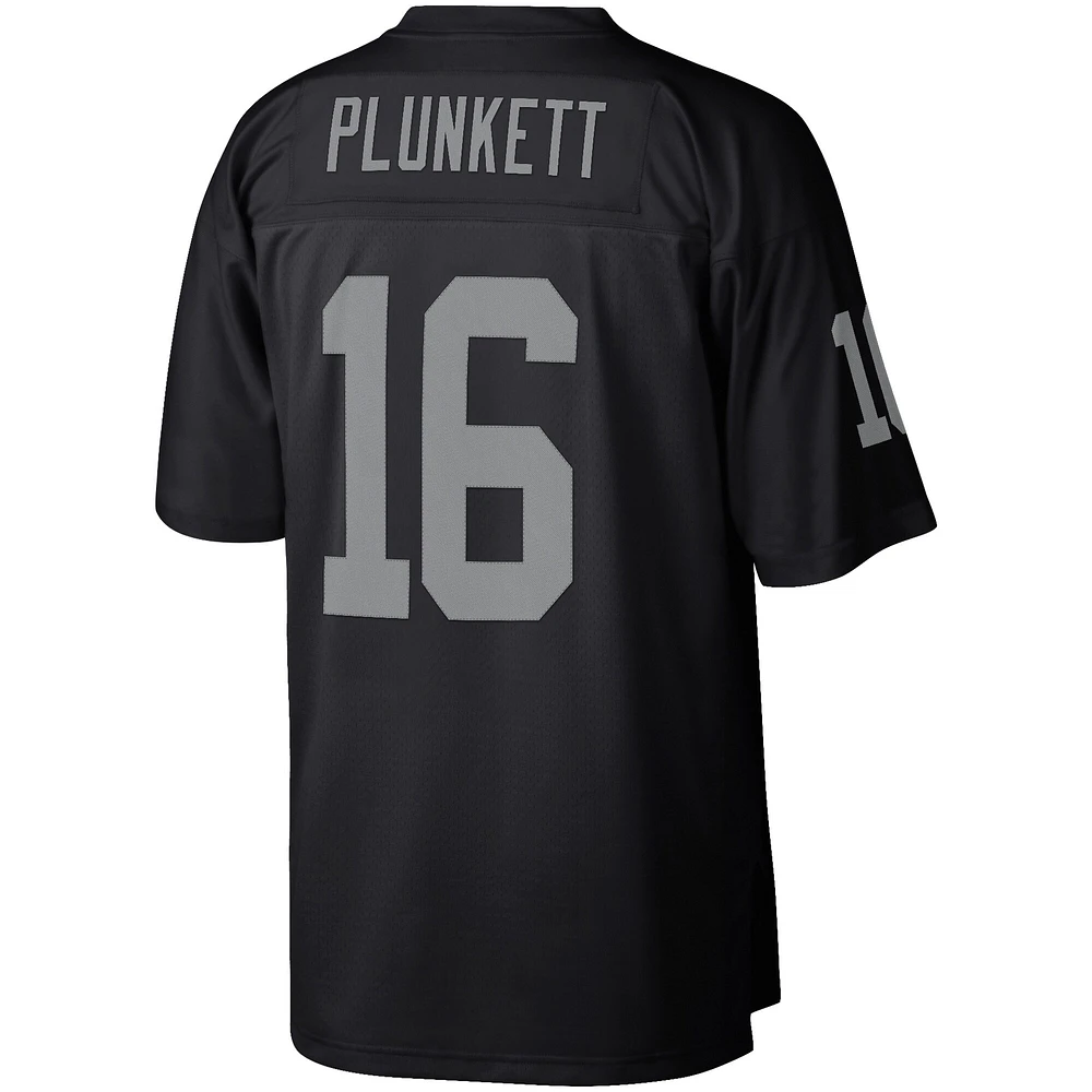 Men's Mitchell & Ness Jim Plunkett Black Las Vegas Raiders Retired Player Legacy Replica Jersey