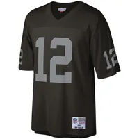 Maillot réplique Mitchell & Ness Ken Stabler noir Las Vegas Raiders Legacy pour hommes