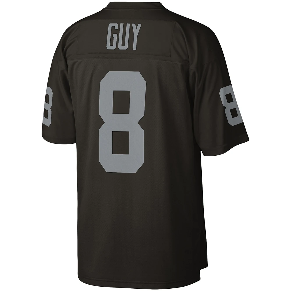 Maillot réplique Mitchell & Ness Ray Guy noir Las Vegas Raiders Legacy pour hommes